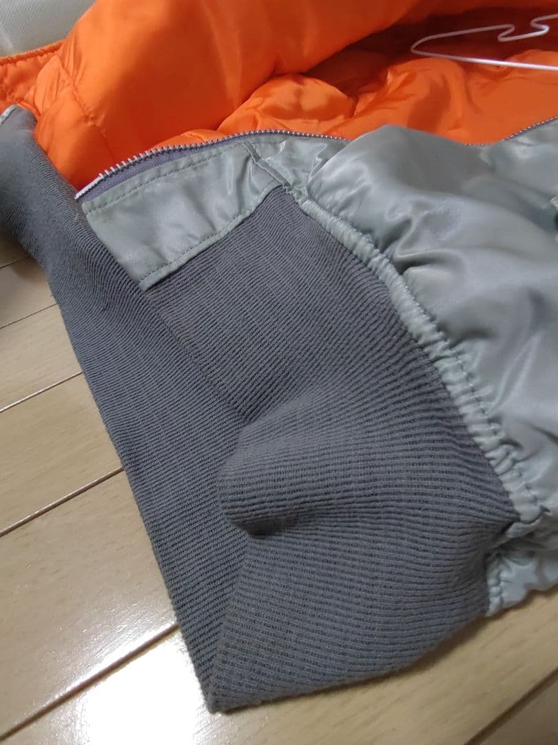 アルファ シルバー MA-1 90s　00s USA製