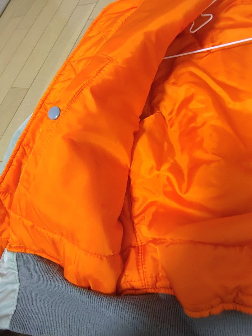 アルファ シルバー MA-1 90s　00s USA製