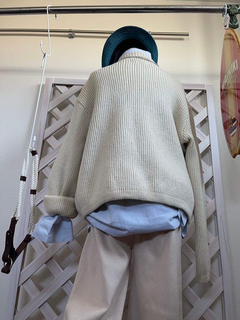 ユニセックス　カナダ製⭐︎ 馬　ニット　馬蹄　蹄鉄⭐︎ ピュアバージンウール　ハート