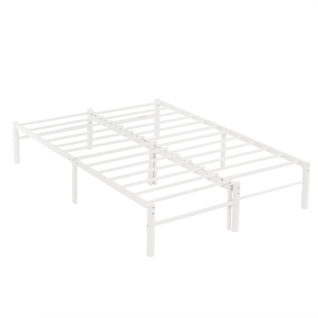 伸縮式ベッドフレーム　幅76~137cm伸縮可能　２WAY　おしゃれ　WHITE