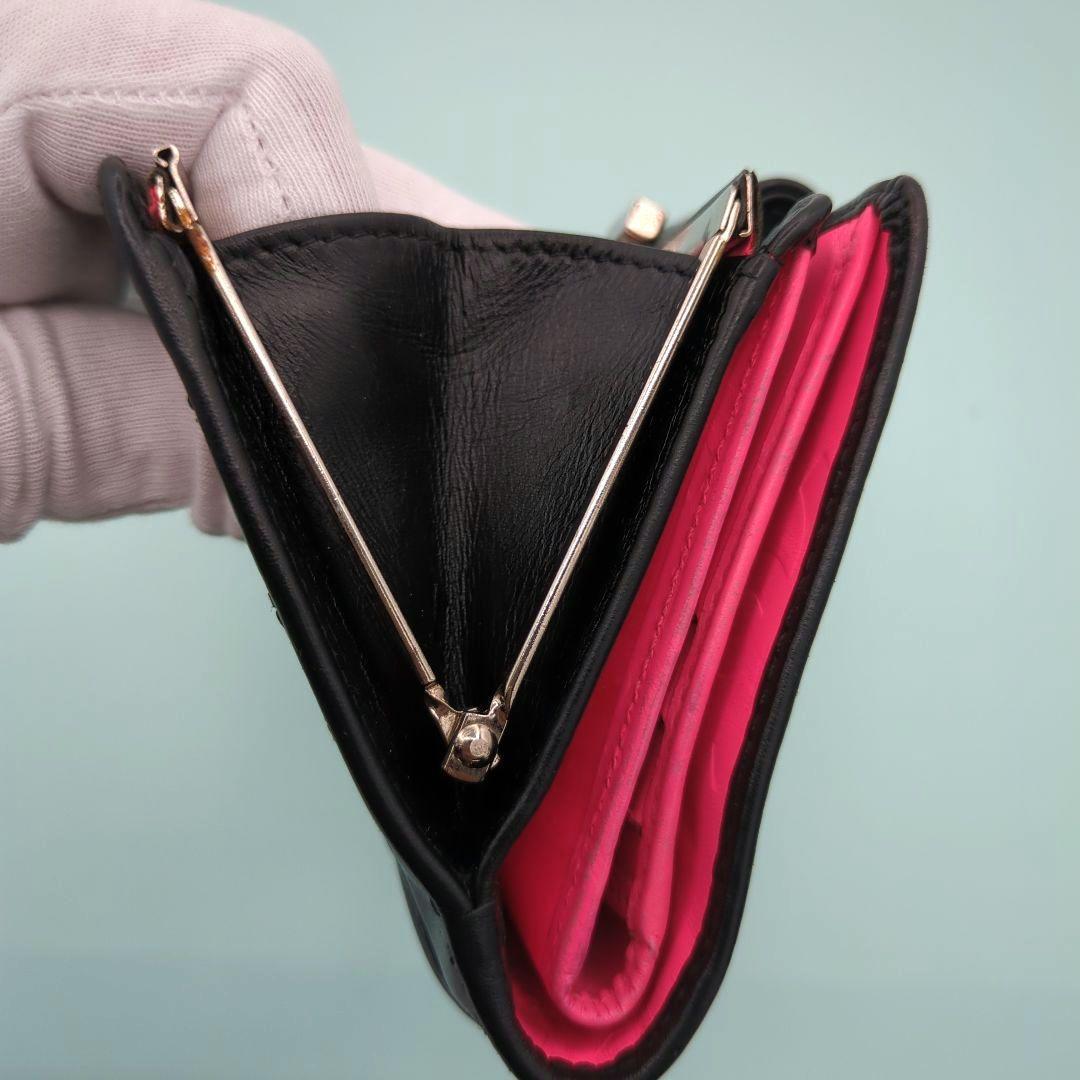 ✨美品✨CHANEL　カンボンライン　三つ折り　 　がま口　コンパクト財布