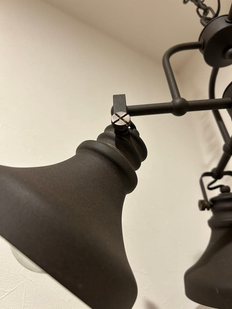 ひ*ろ様 ブラックシーリングライト 4灯 インダストリアル