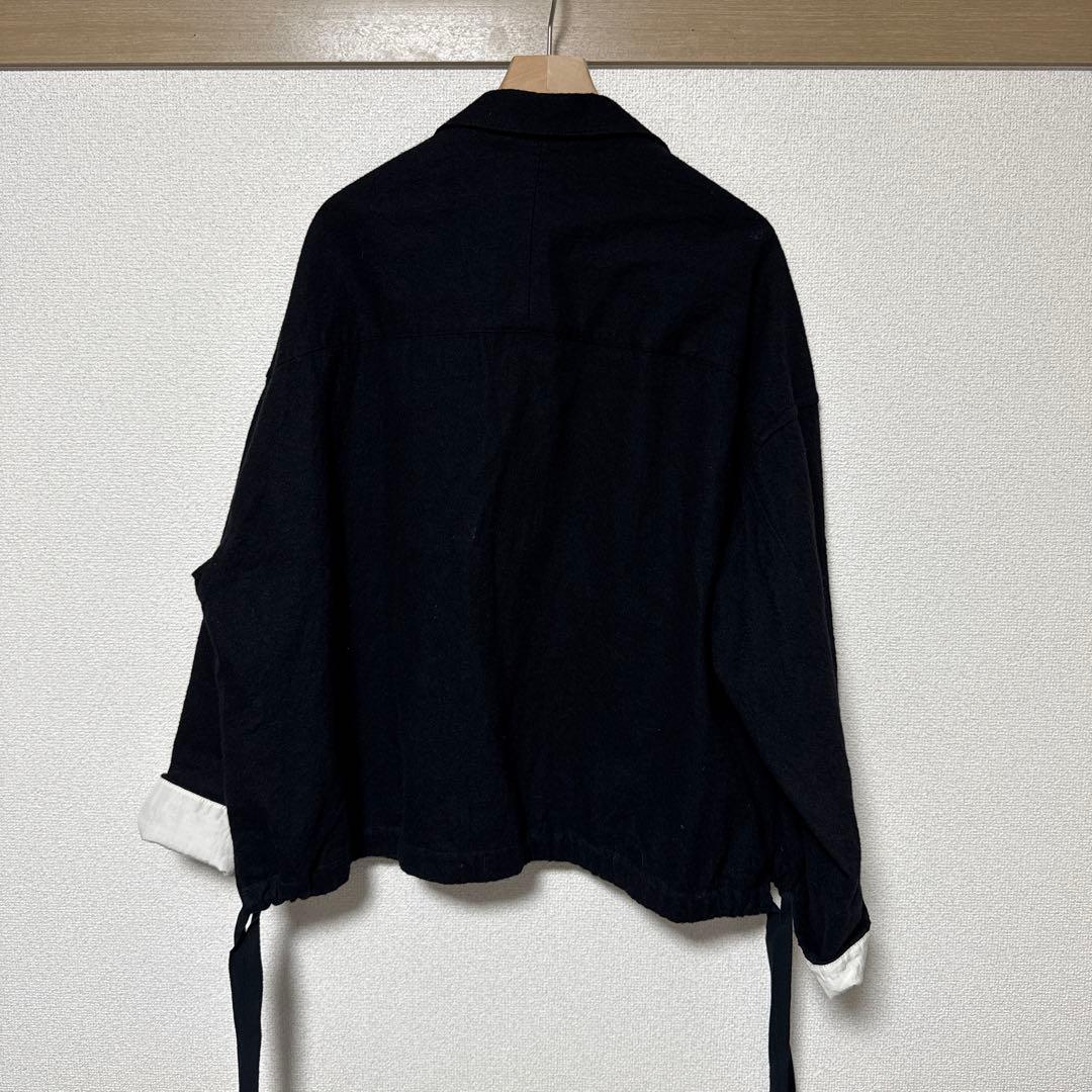 anei アーネイ　羽織ブルゾン　ハオリ　コットンウール　和装ブルゾン