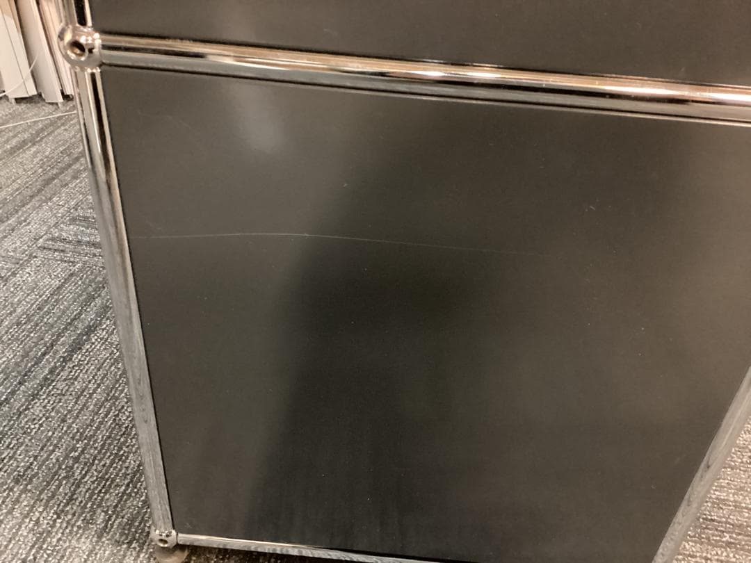 USMハラー ２段 オープンキャビネット シェルフ アントラサイト