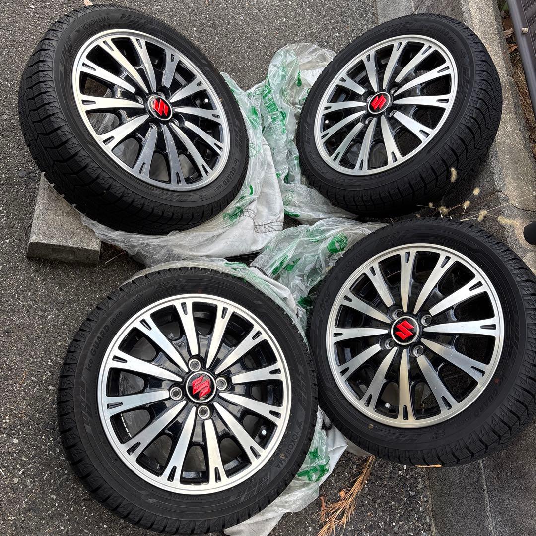 【送料込】165/55R15 ヨコハマ　スタッドレス　アイスガードホイールセット