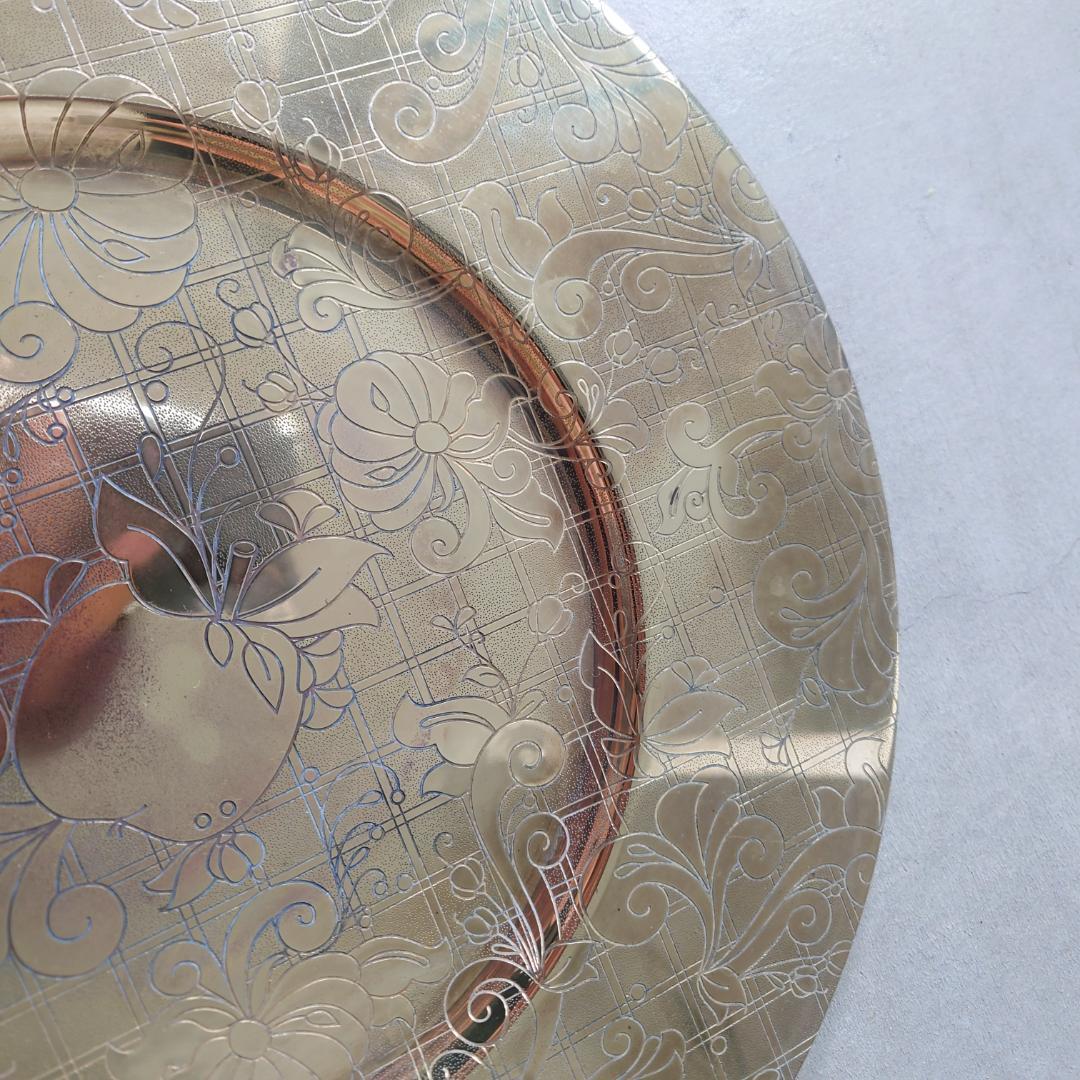 極希少 クリストフル ジャルダンエデン ゴールド アンダープレート 1点