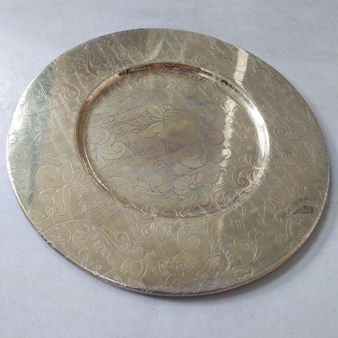 極希少 クリストフル ジャルダンエデン ゴールド アンダープレート 1点