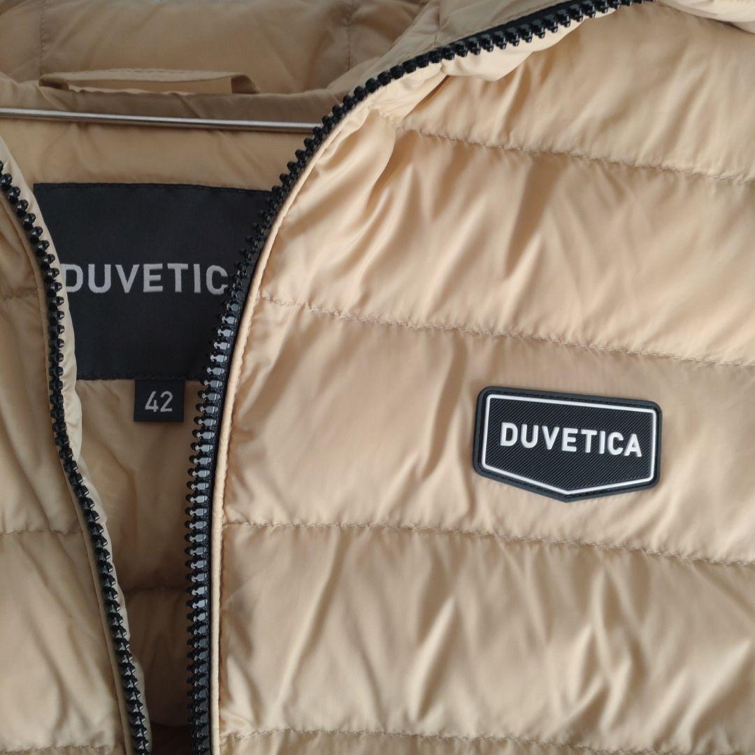 DUVETICA フード付きダウンジャケット 42 ベージュ