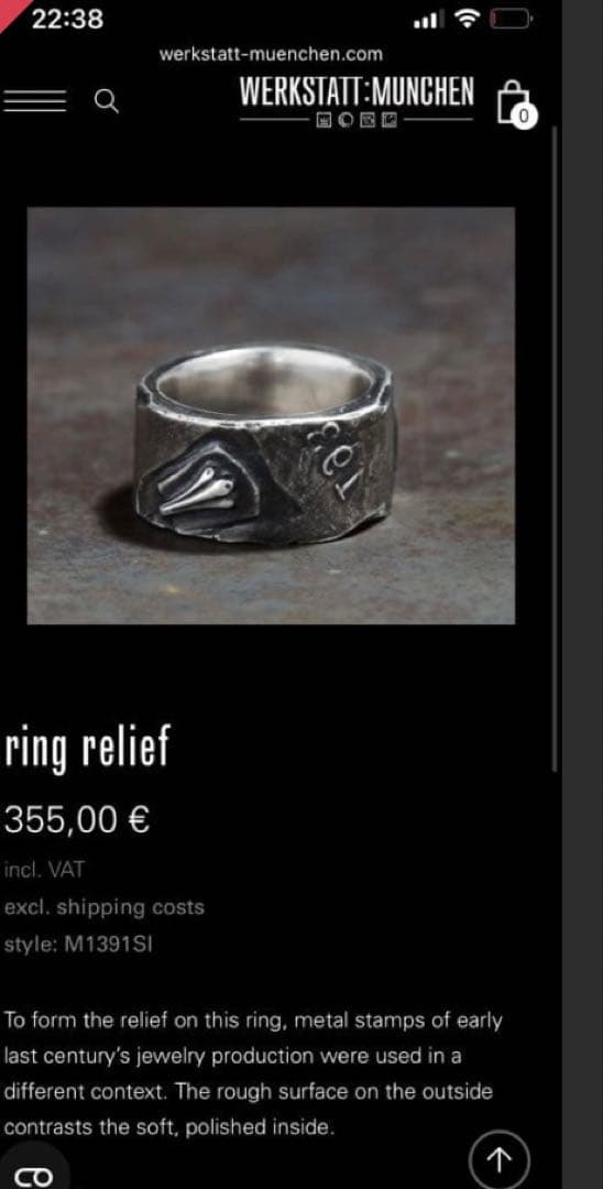 Werkstatt:munchen ワークスタットミュンヘン　リング 15号
