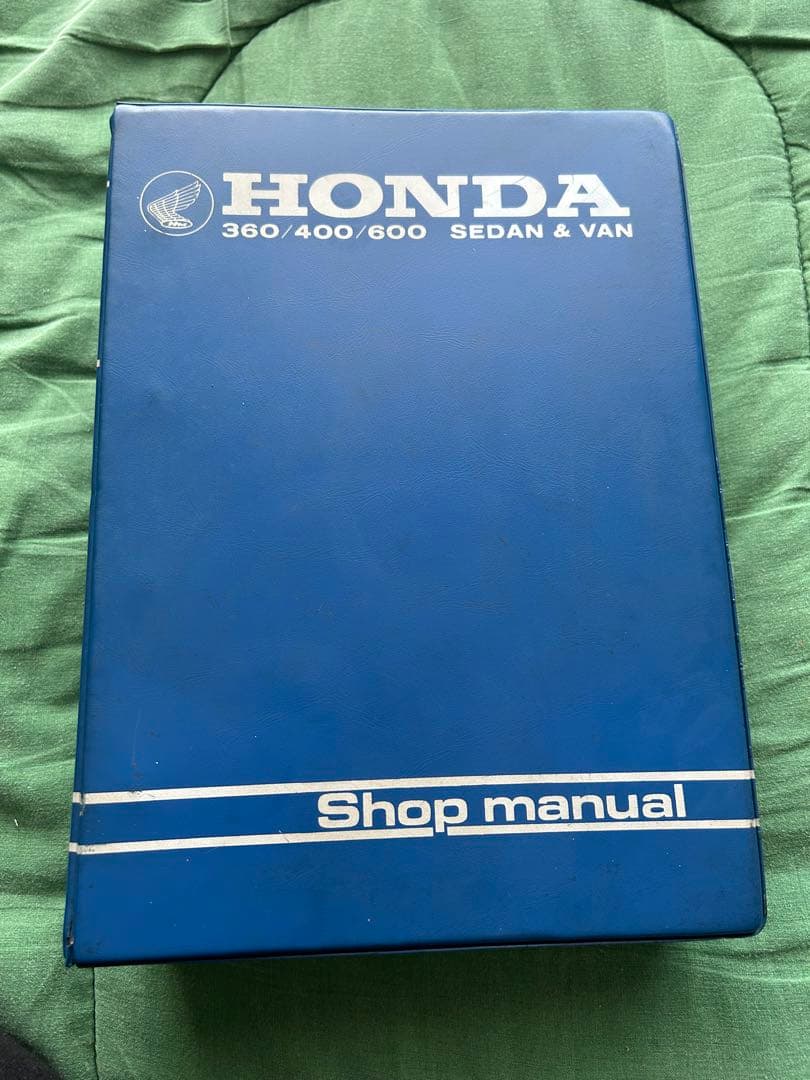 海外用 HONDA 360/400/600 Shop Manual