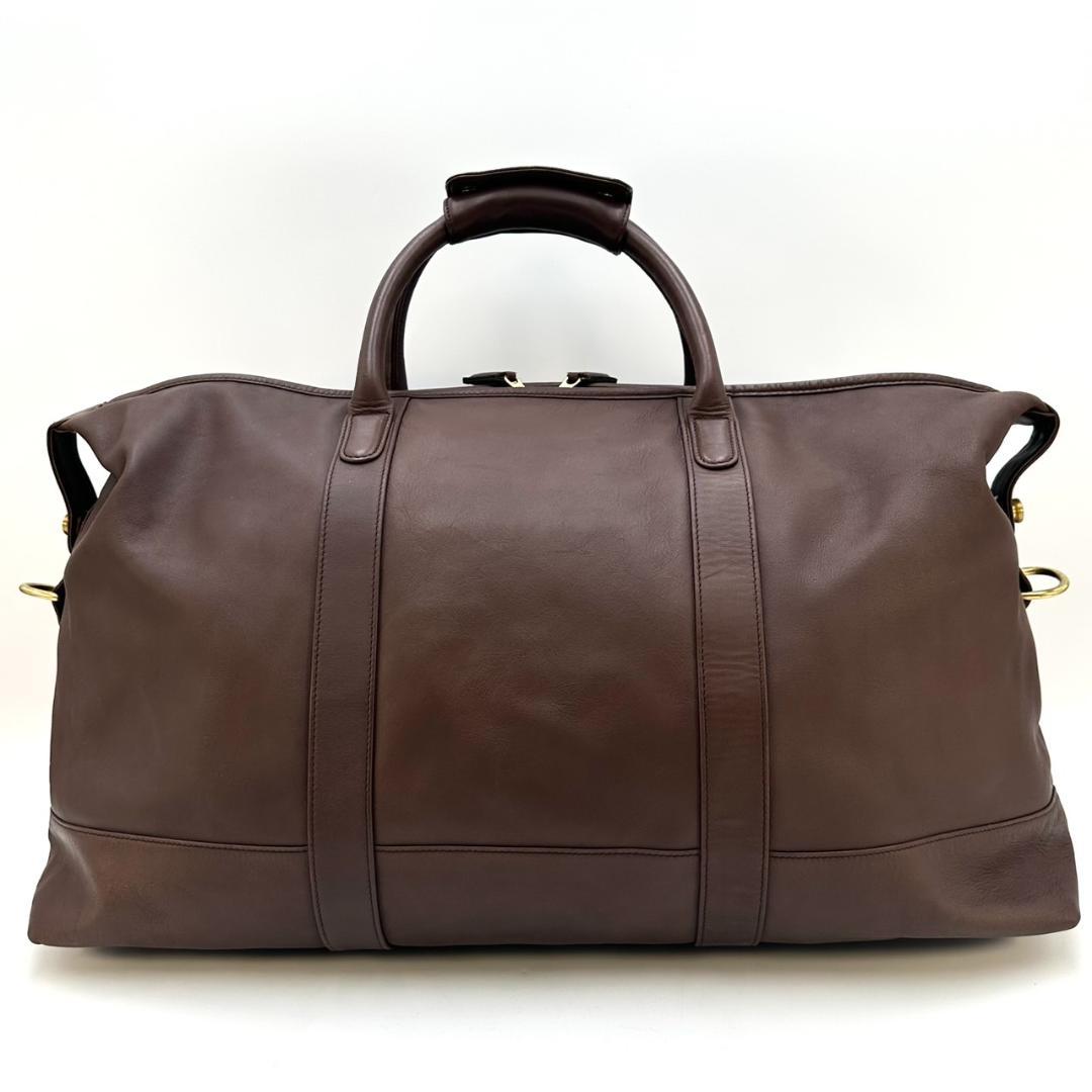 COACH オールドコーチ 2way ボストンバッグ 旅行用バッグ 男女兼用 茶