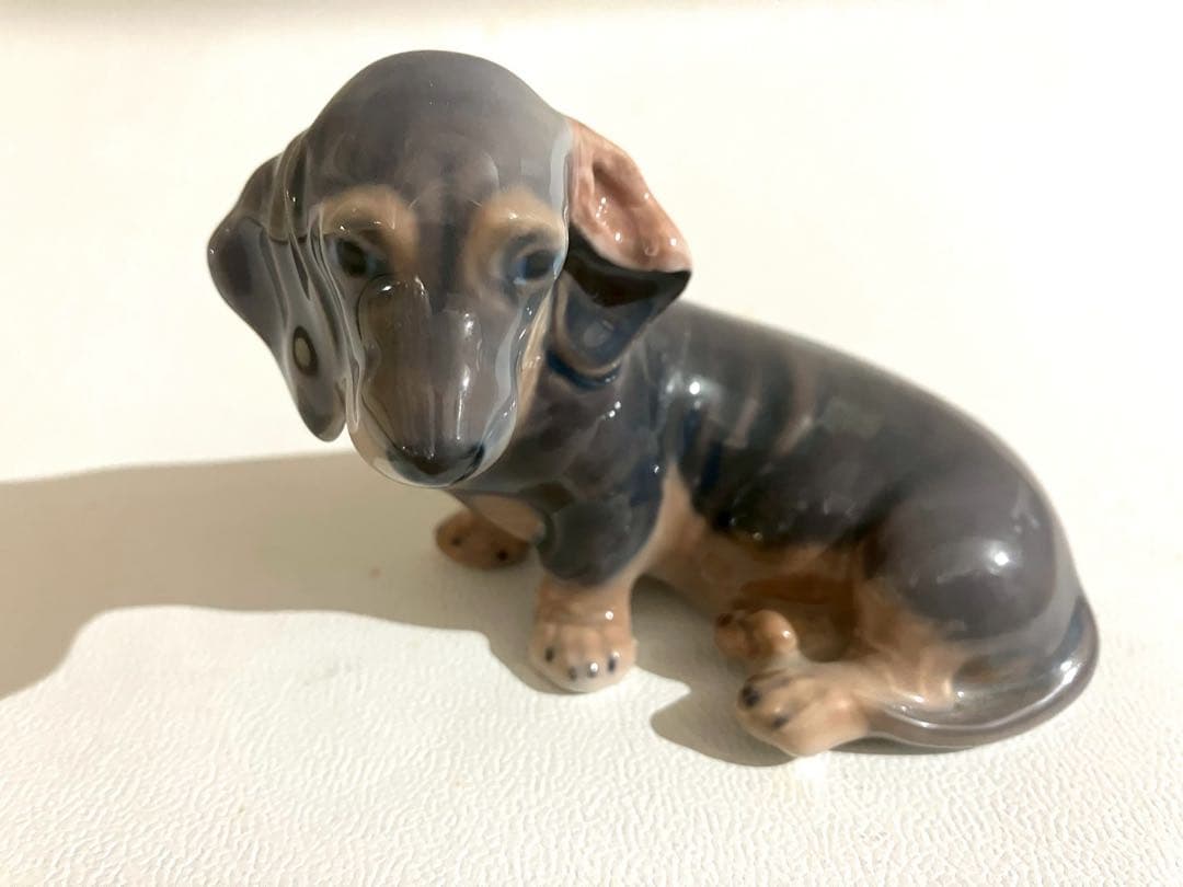 ロイヤルコペンハーゲン　ダックスフンド　置物　2体セット