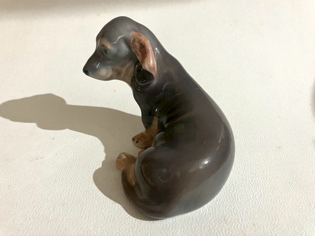 ロイヤルコペンハーゲン　ダックスフンド　置物　2体セット