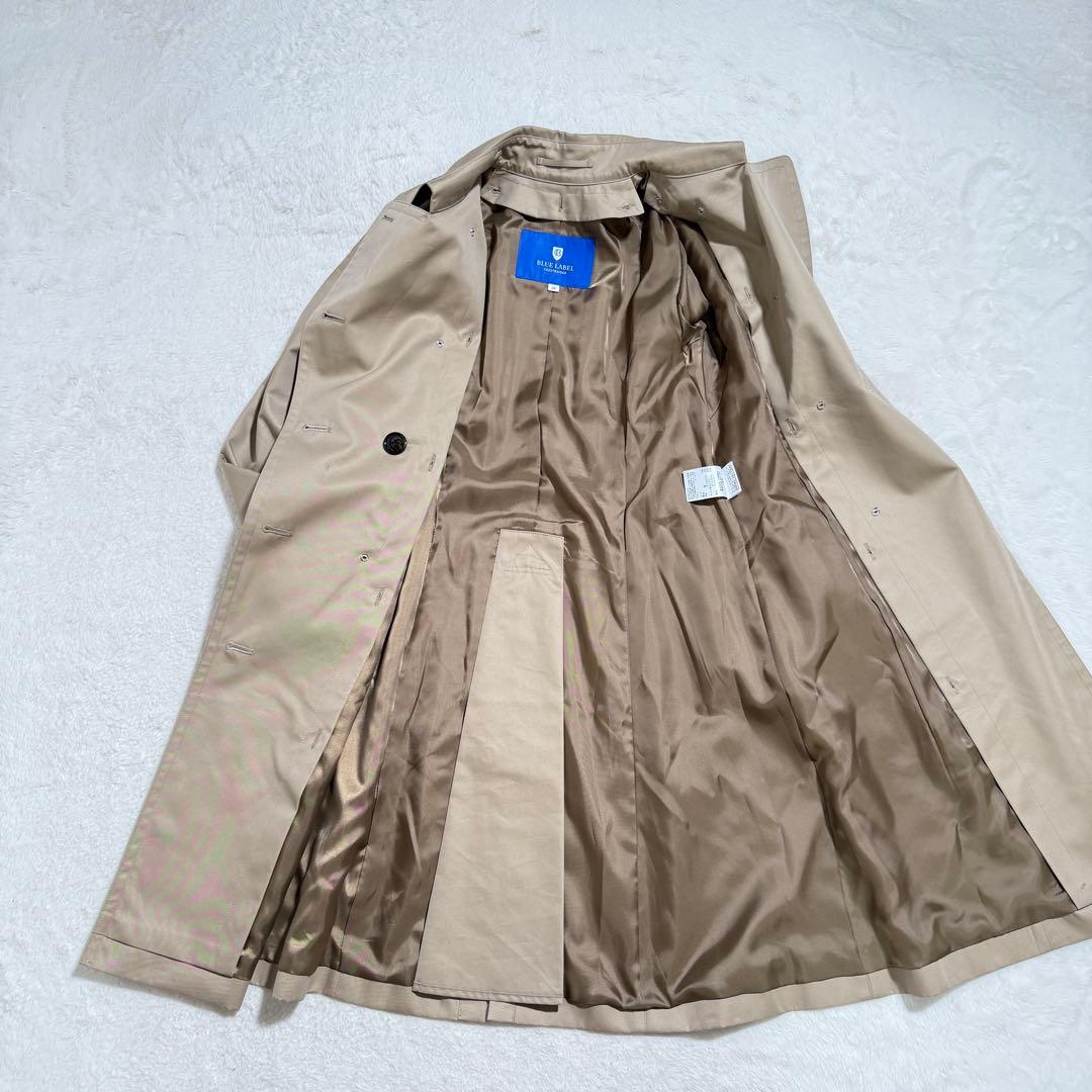 美品　ブルーレーベルクレストブリッジ たトレンチコート　ライナー付き 38