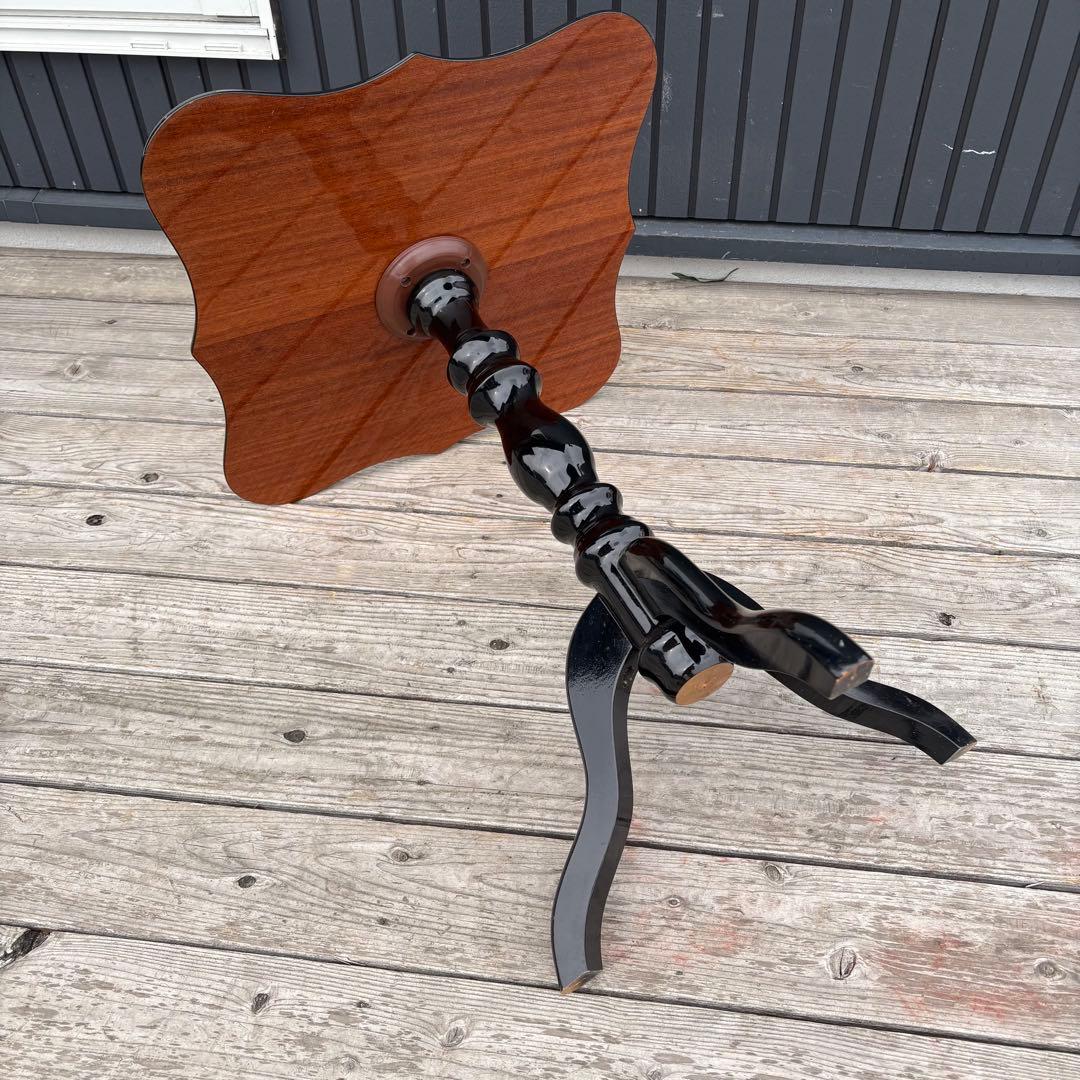 ドマン Domani イタリア家具 薔薇柄 サイドテーブル 花柄 象嵌 バラ