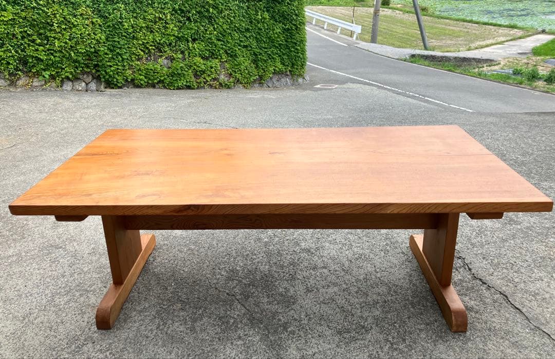 希少！無垢 一枚板 ダイニングテーブル 2m幅