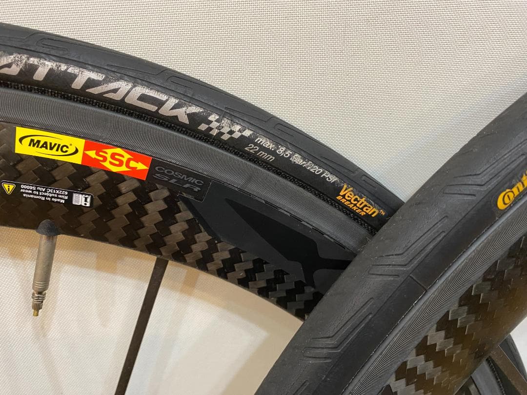 マビック　コスミックカーボン　SLR　SSC 　美品　リムブレーキ