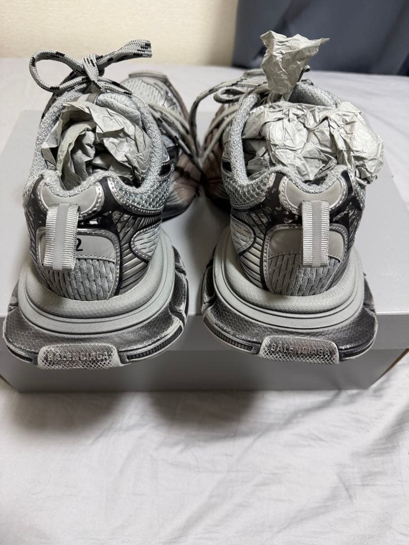 靴 BALENCIAGA 3XL Sneaker Worn-Out \"Gray\"