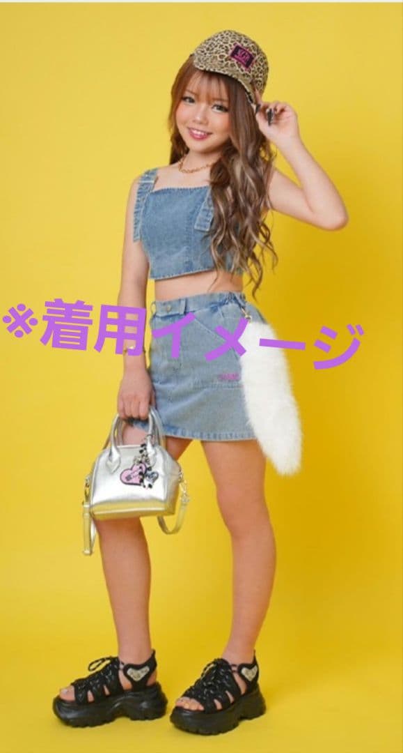 KOGYARU ヒョウ柄ショルダーバッグ＆キャップ