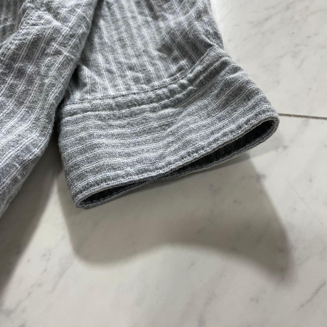 コムデギャルソンオム 田中オム 長袖シャツ ピンタック ストライプ 90s