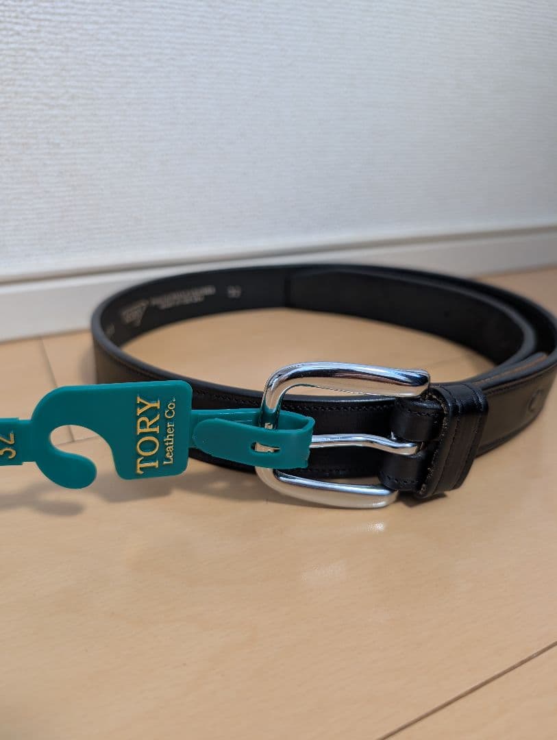 トリーレザー ベルト 32 黒