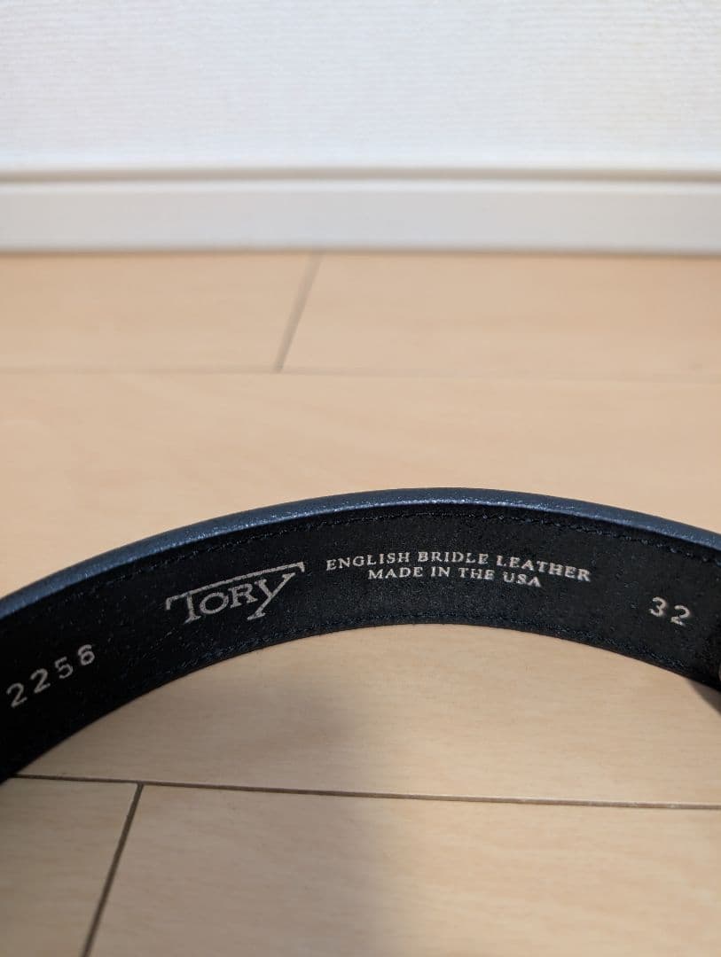 トリーレザー ベルト 32 黒