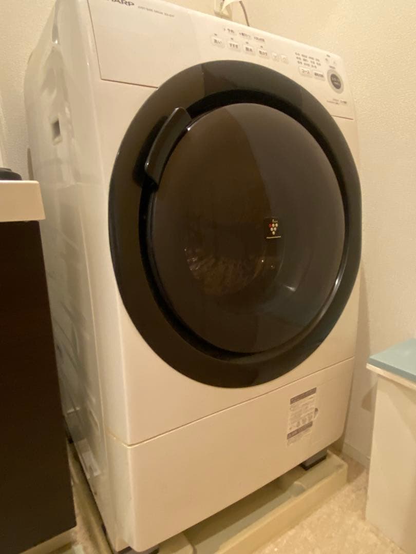 2月中発送　SHARP ドラム式洗濯乾燥機 ES-S7F 2021年製　設置込