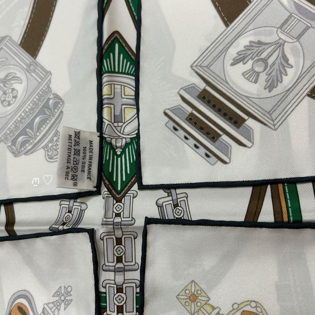 HERMESエルメス　カレ90　ステイトリー・ホイールズ　シルクスカーフ　馬車