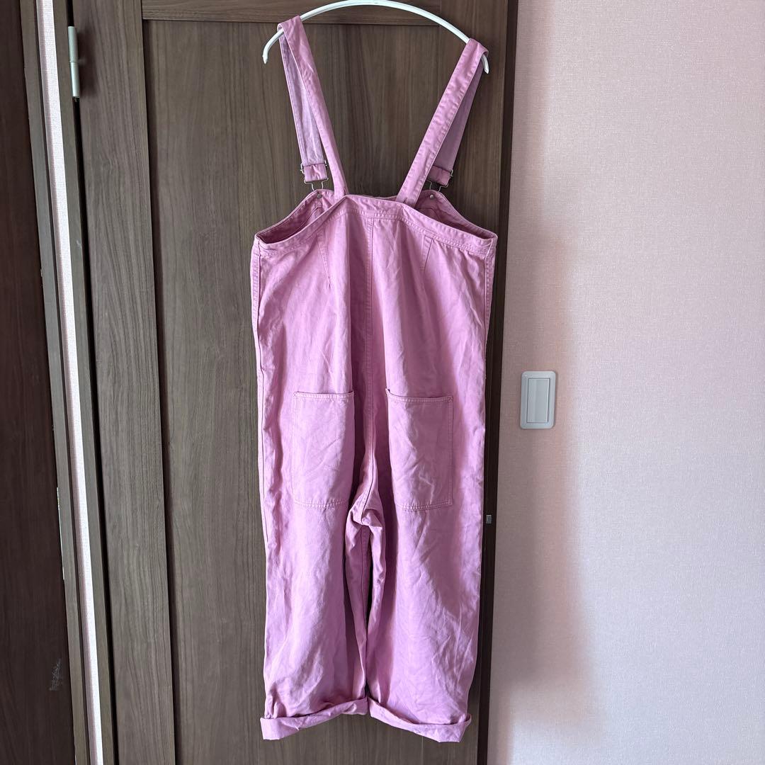 ネストローブ コットンツイルデッキサロペット