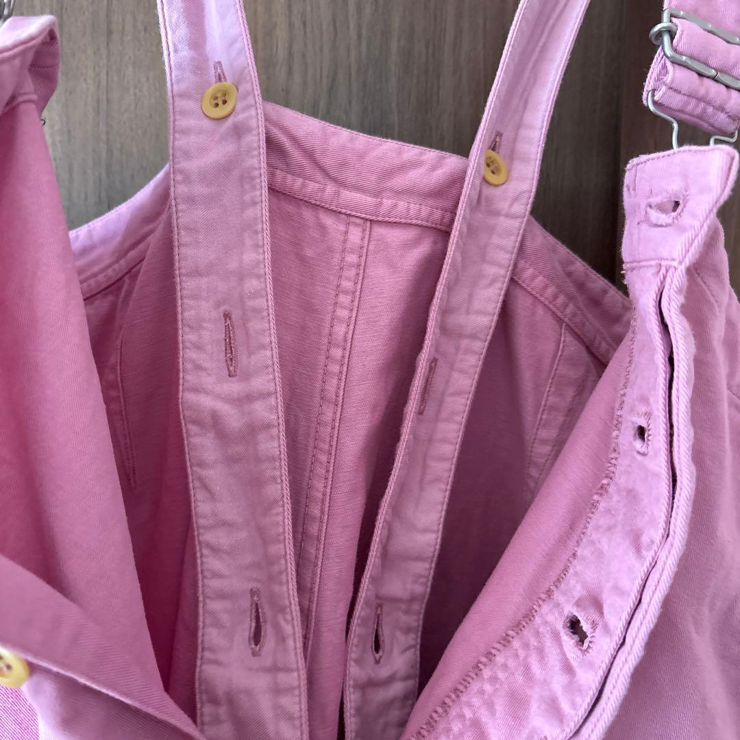 ネストローブ コットンツイルデッキサロペット