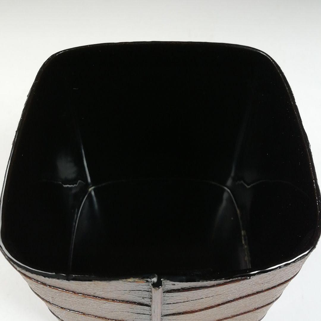 Ｗ１８０　茶器　『朴乃葉　一閑茶器』『三宅謙蔵 作』『茶入』　共箱　茶道具