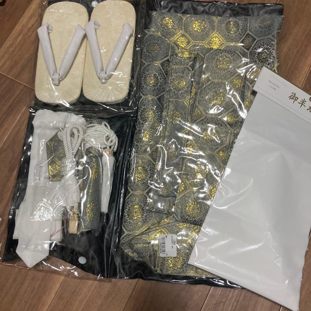 男児　袴　七五三の110cm 五歳児フルセット 5歳 7歳 卒業 卒園 男の子