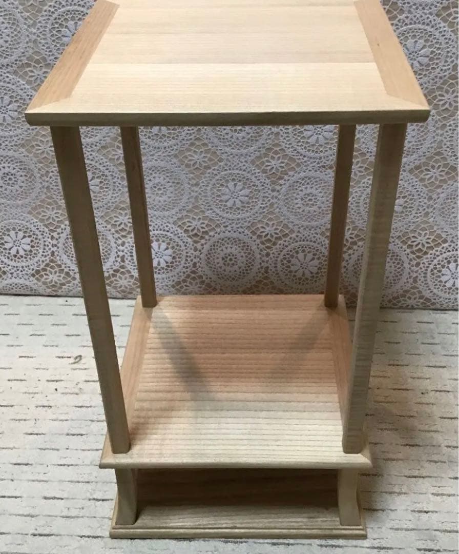 茶道具 小卓 桐小卓 指物師 宗慶 作 N73K