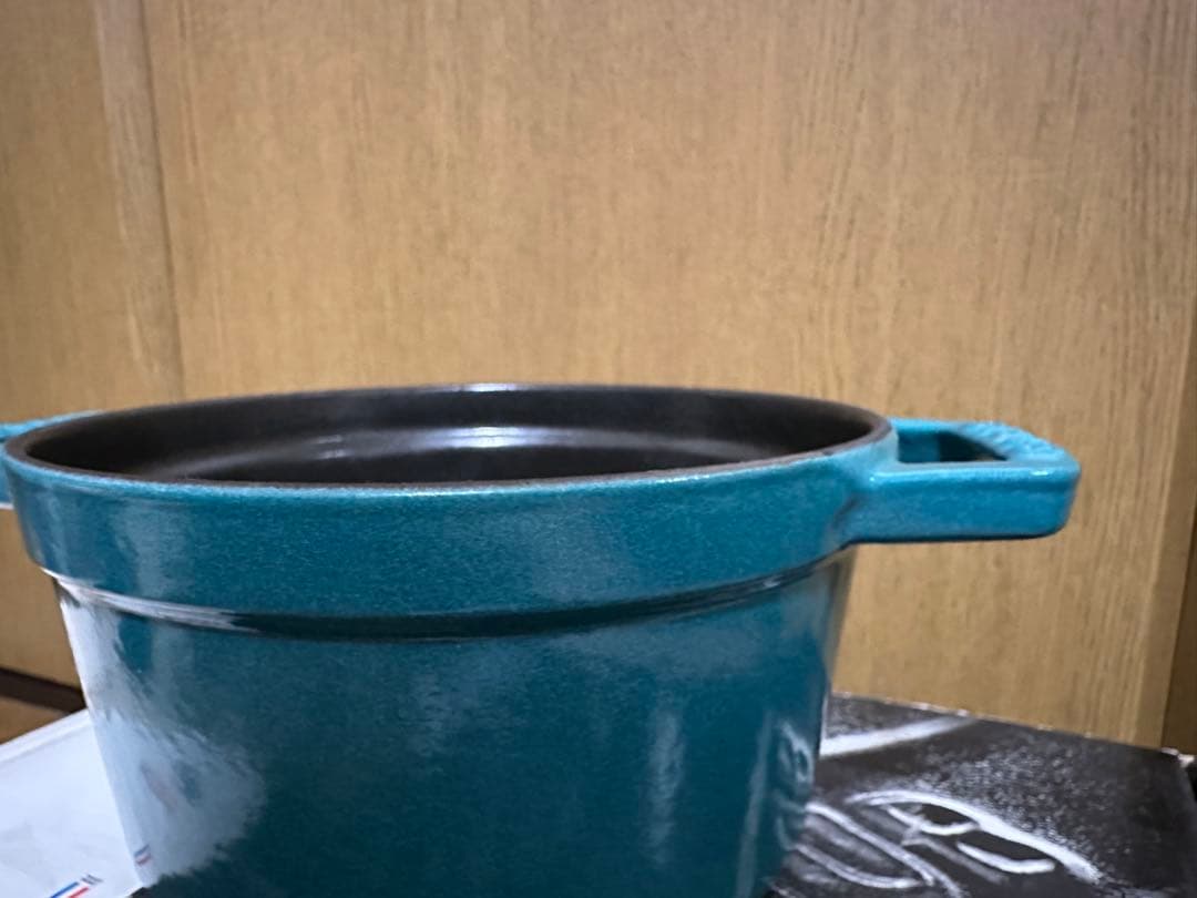 STAUB　ストウブ　ピコ・ココット　ラウンド　ミント　14cm　未使用品