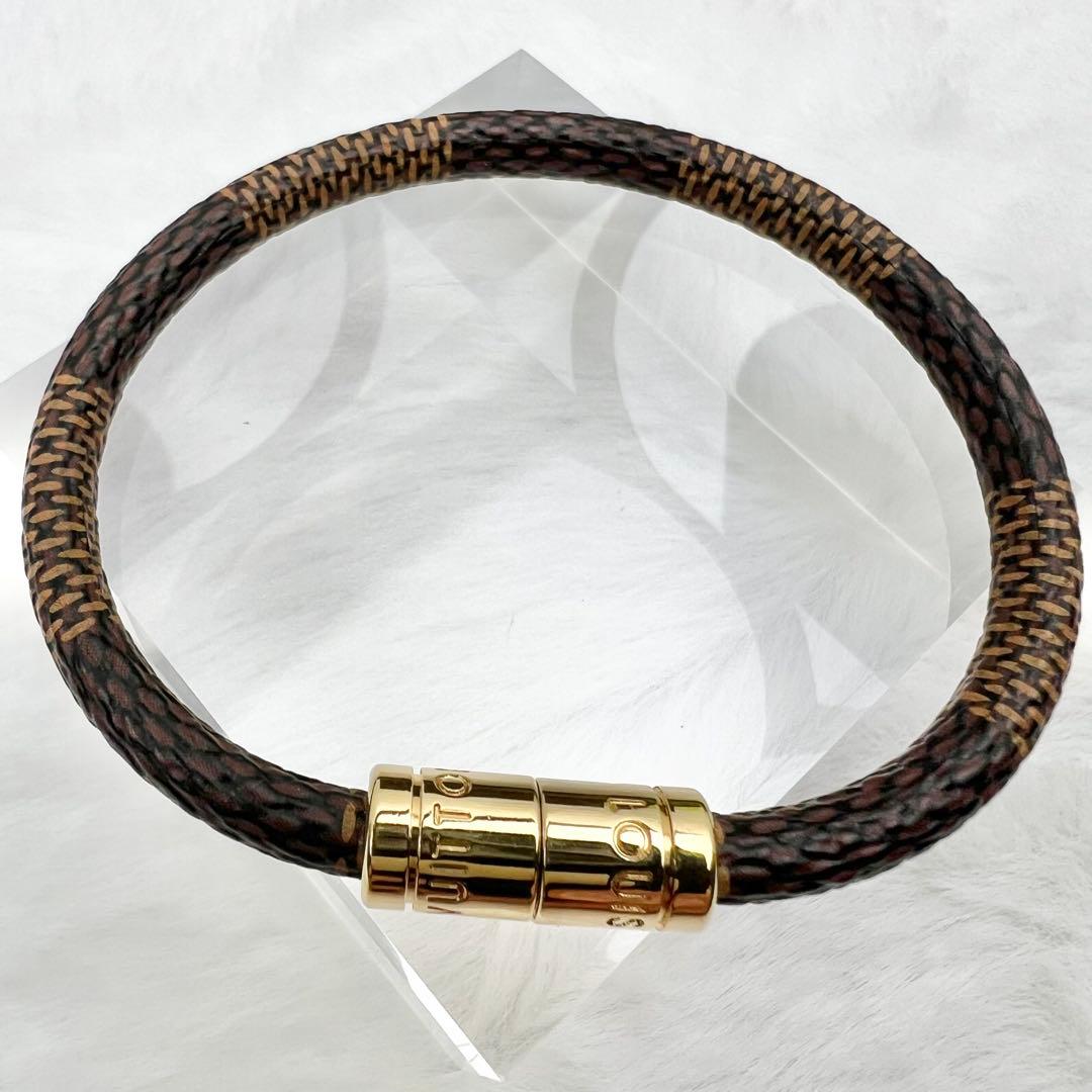 未使用✨ ルイヴィトン ブラスレ キープイット ダミエ M6139 15.5cm