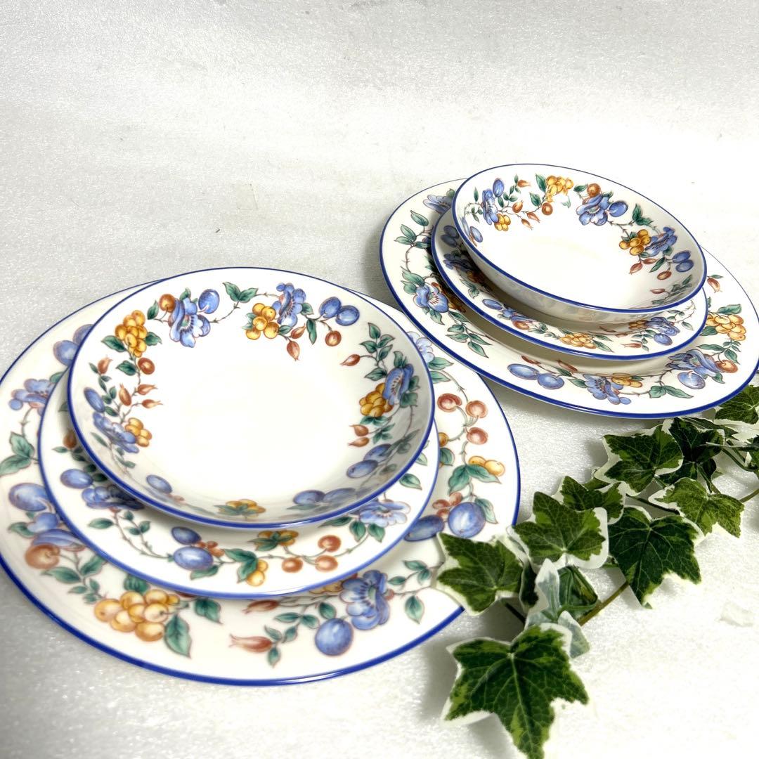  ロイヤルドルトン　タングルウッド　果物柄　プレート6P