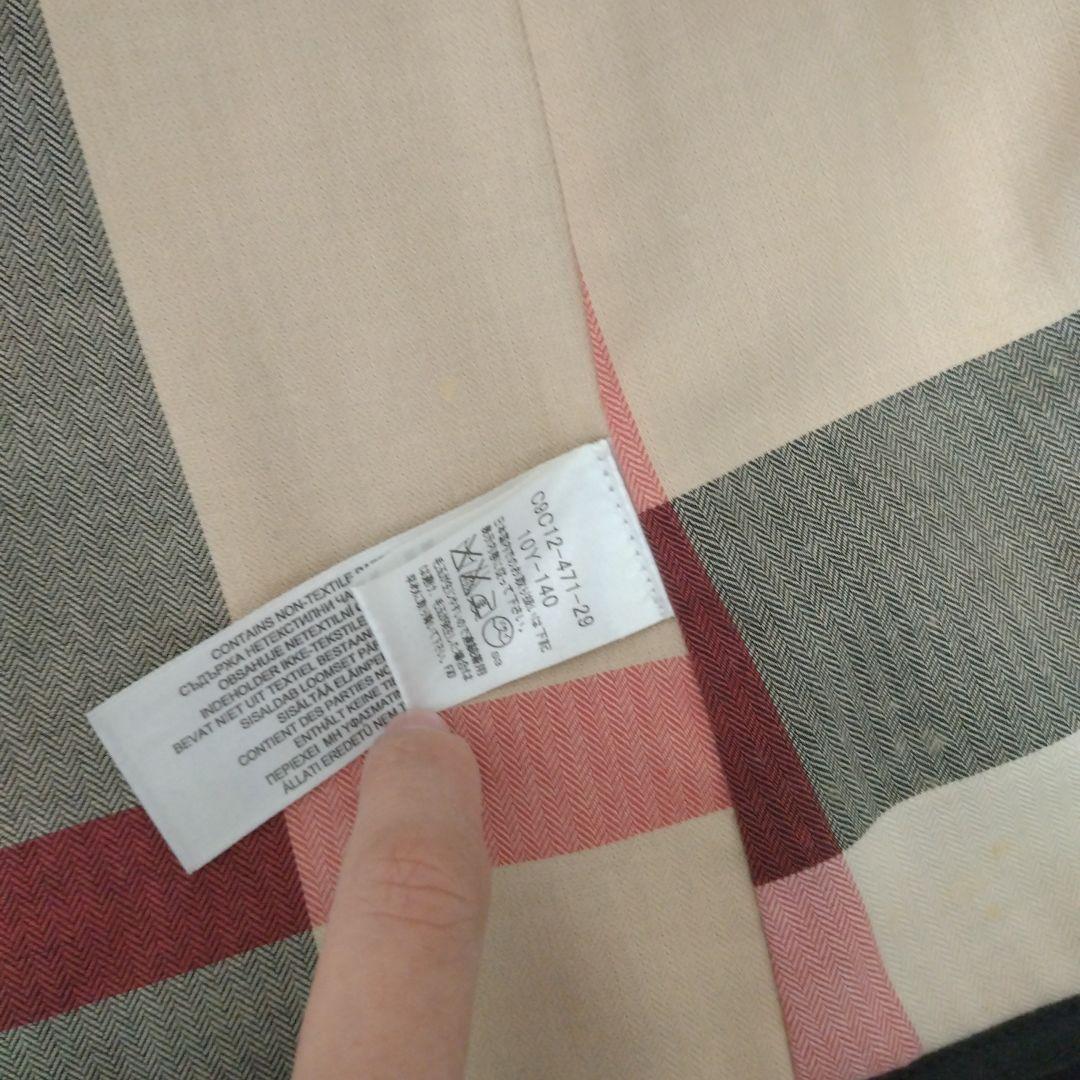 BURBERRY ウールコート 10Y 140cm