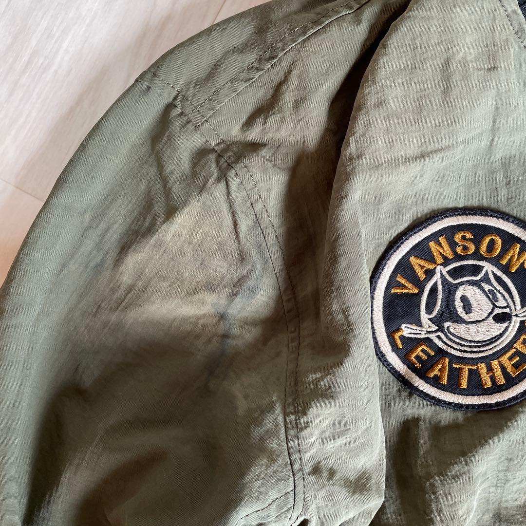 VANSON × FELIX リバーシブル 刺繍スカジャン XXL