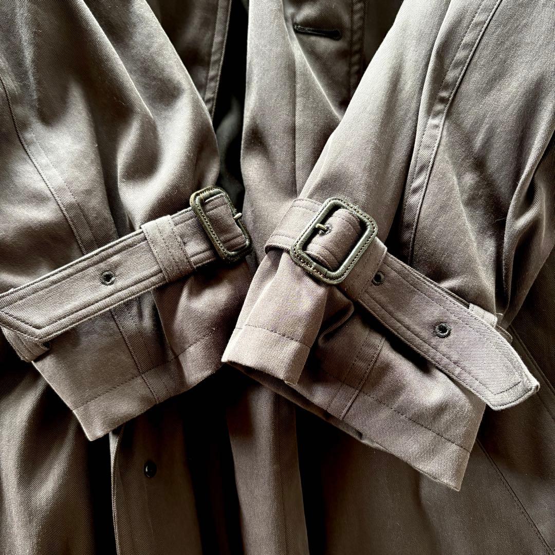 AURALEE シャンブレーツイル 中綿 ステンカラー パテッド コート