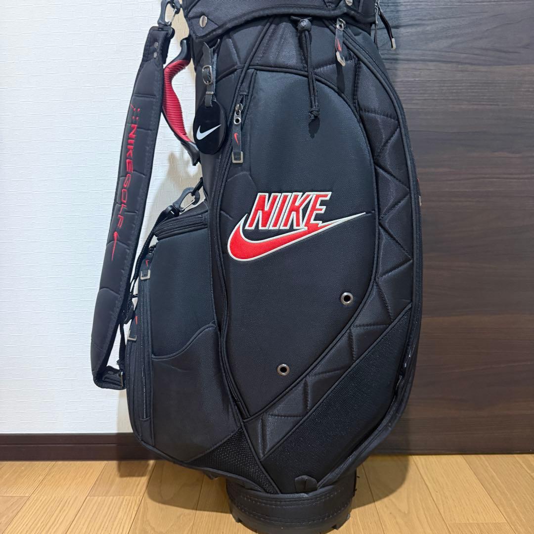 NIKE ゴルフバッグ・キャディバッグ 黒 赤