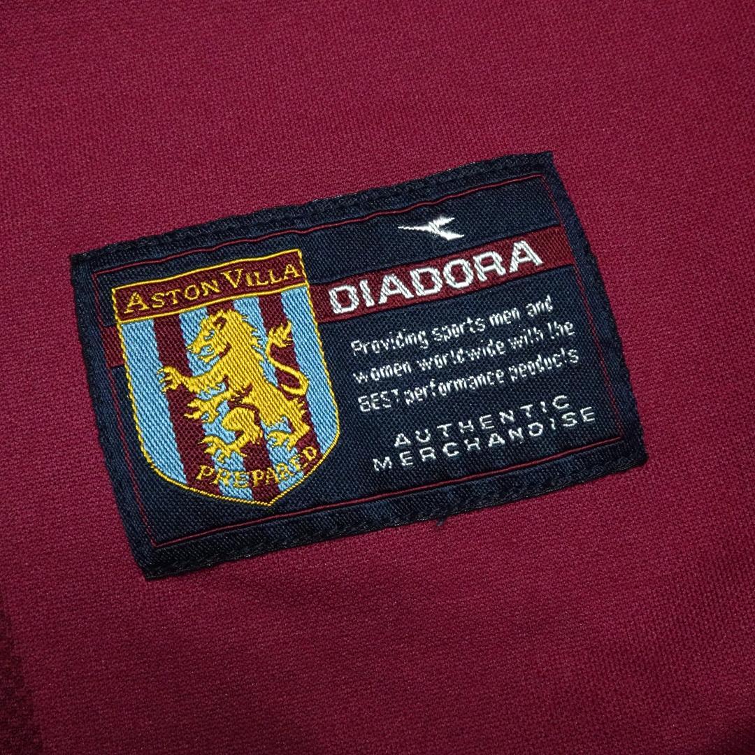 DIADORA 2001-02 Aston Villa ゲームシャツ