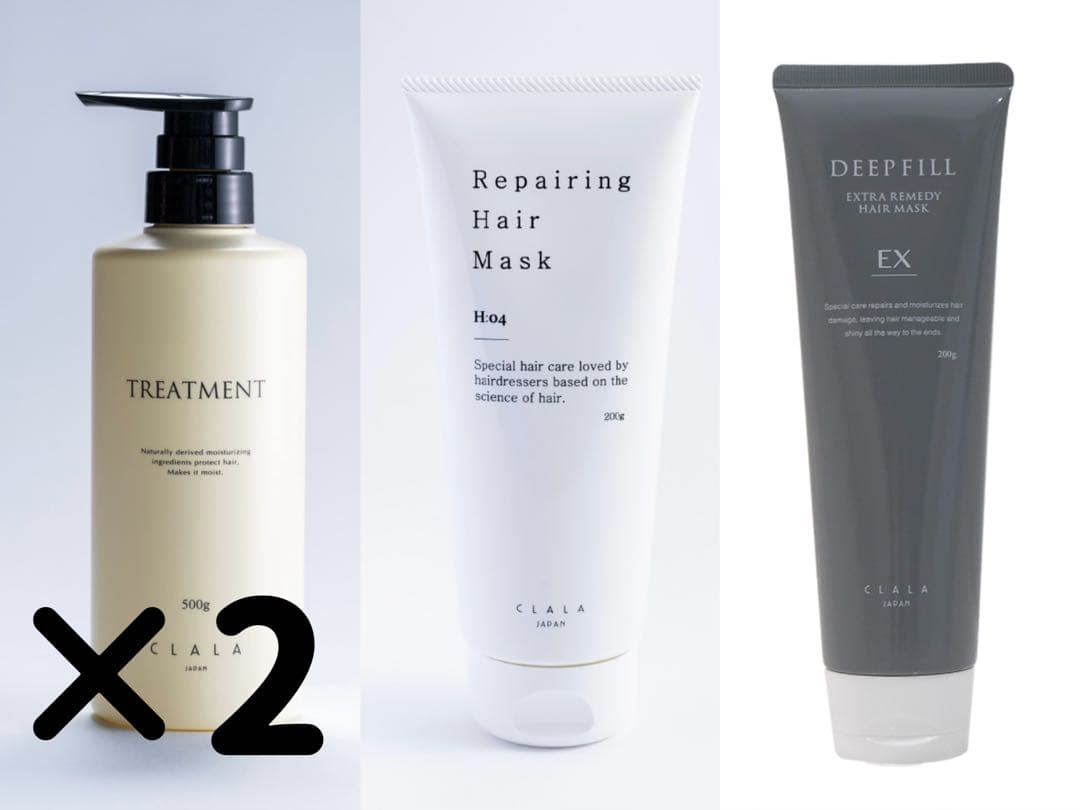 【新品未開封】CLALA JAPAN トリートメント4点セット