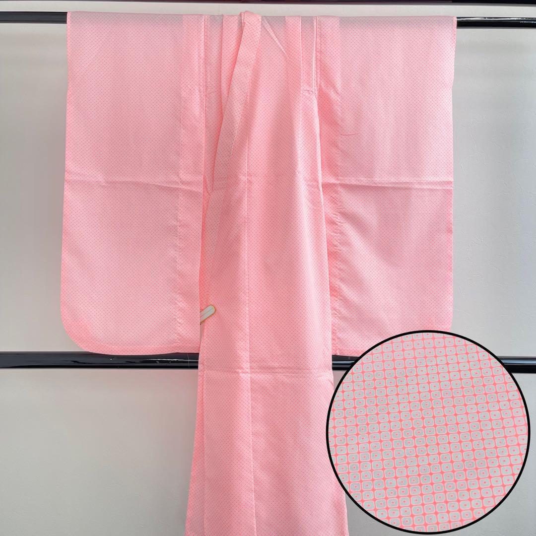 【着物と帯 時流】O105ys◆七五三 3才女の子着物&被布コート+長襦袢◆美品