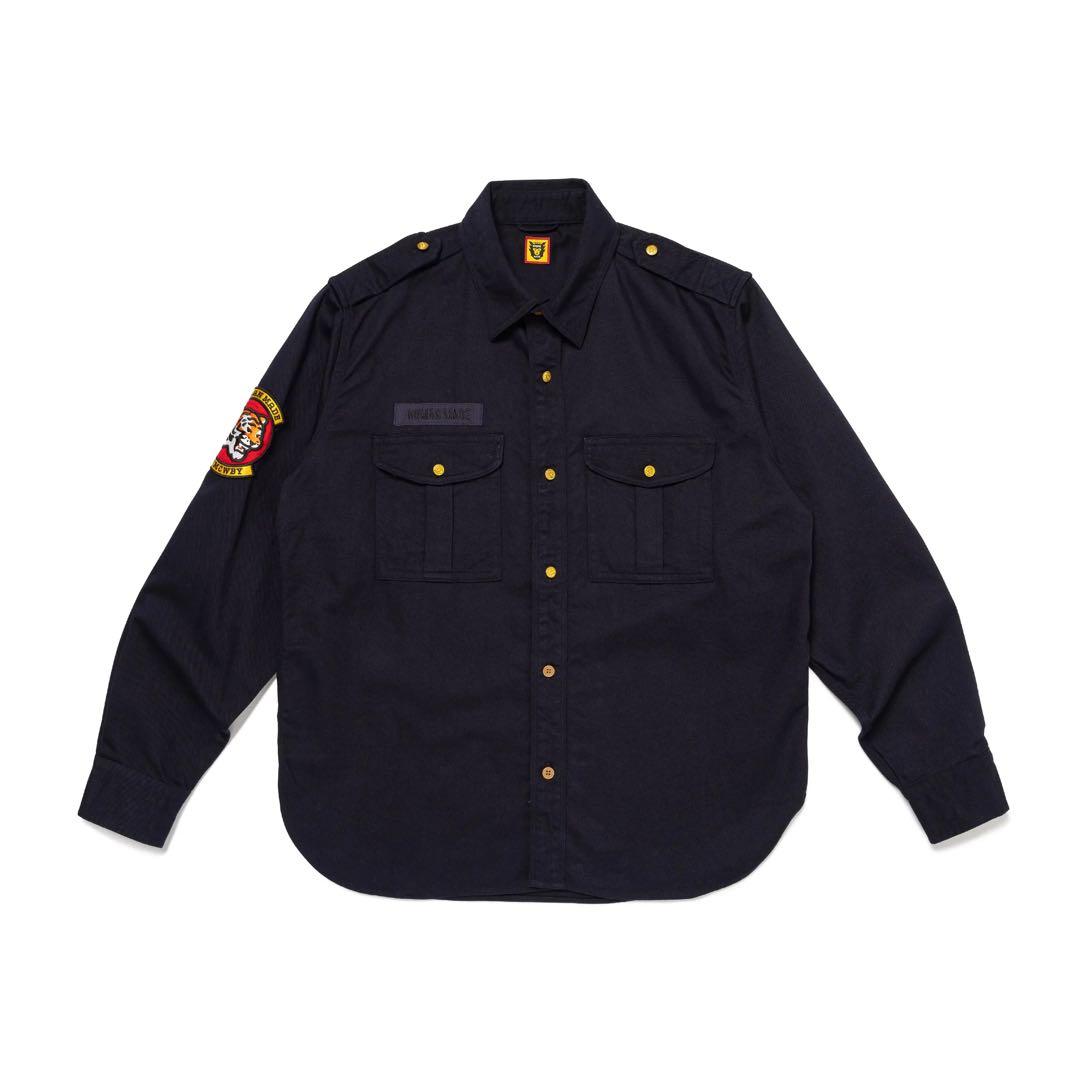 ヒューマンメイド HUMANMADE BOY SCOUT SHIRTS ネイビー