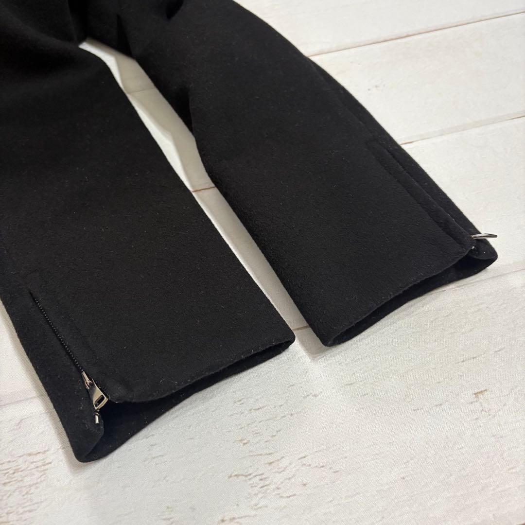 美品✨マックスマーラ フーデッドコート 白タグ カシミヤ ブラック 40