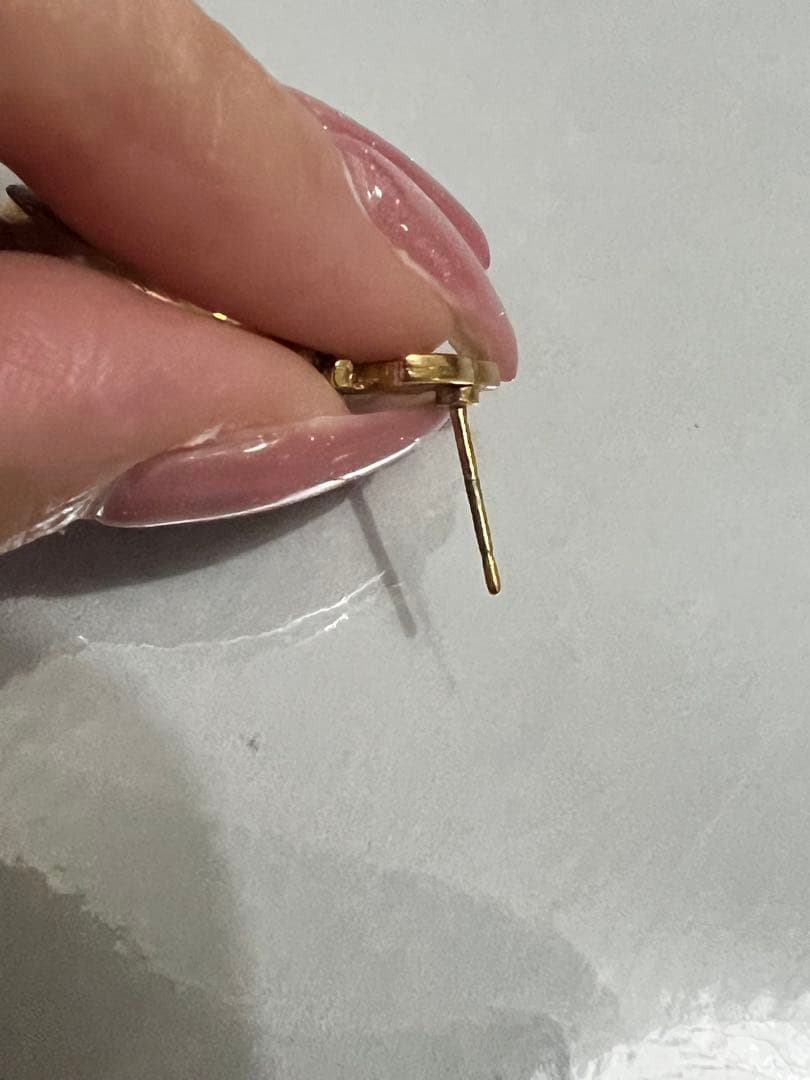 【シャネル】スターピアス/ピンク