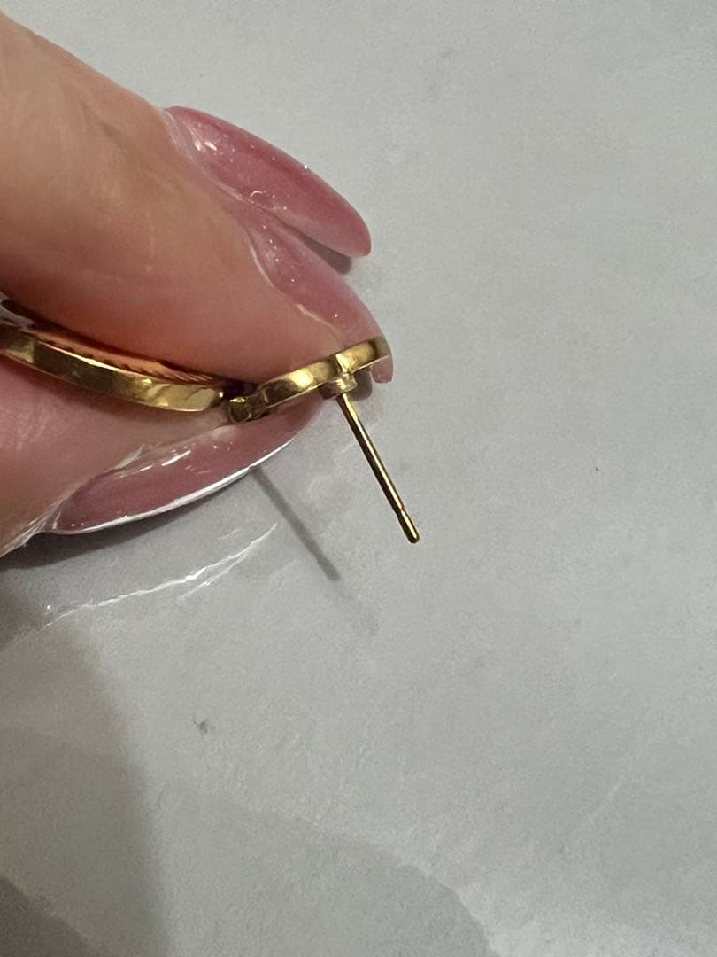 【シャネル】スターピアス/ピンク