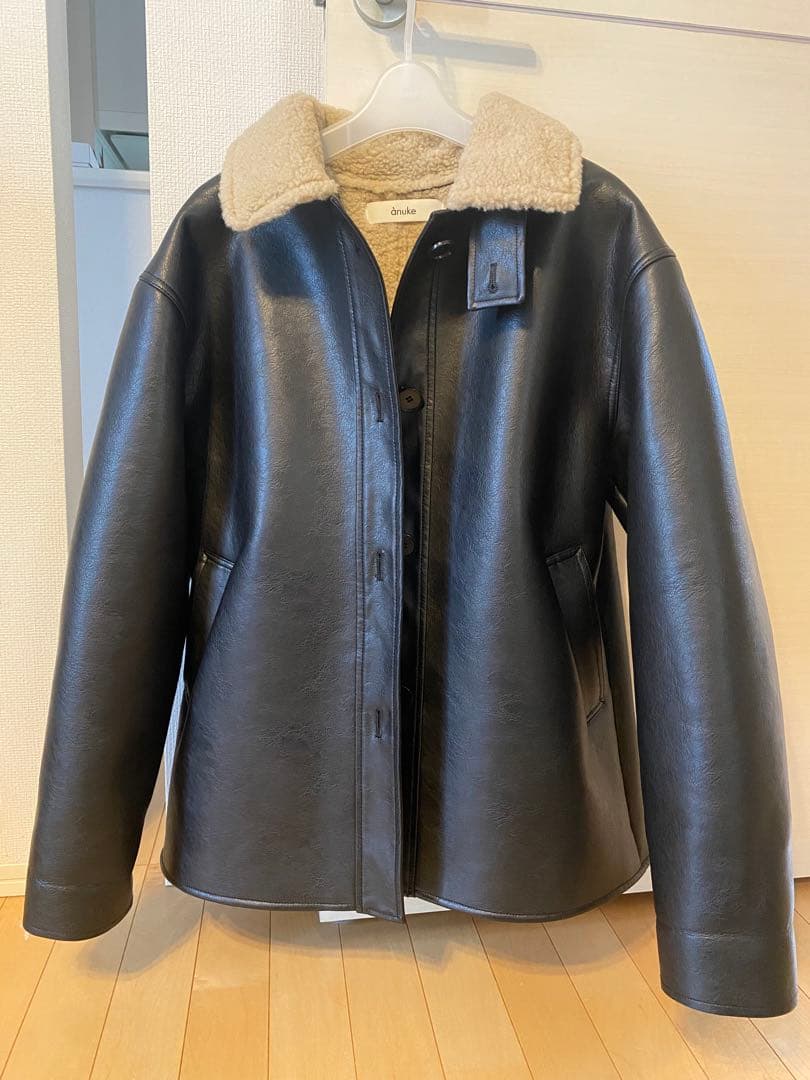 【anuke アンヌーク】Boa Flight Jacket 完売品　36