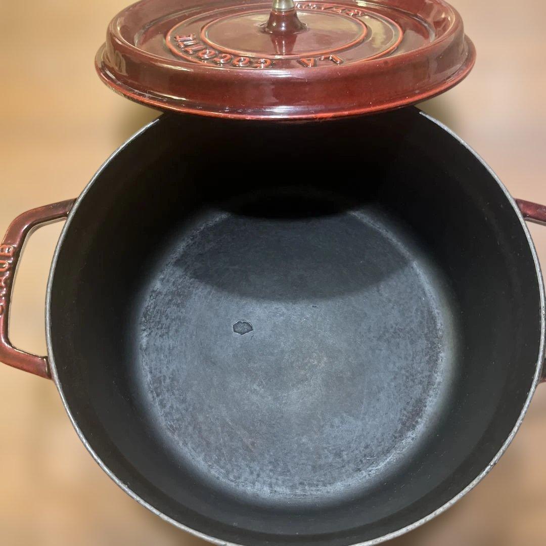 STAUB LA COCOTTE 赤茶24cm 鍋