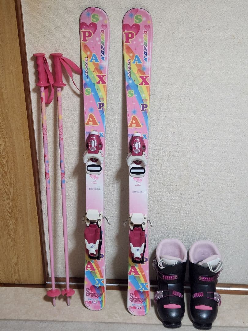 KAZAMA　カザマのスキー４点セット